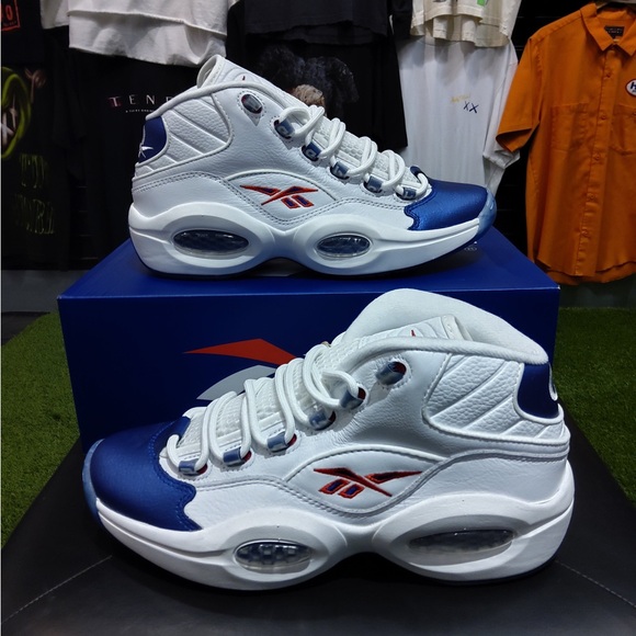Reebok Other - Reebok Question Allen Iverson Blue Toe Size 9 Men's Shoes
